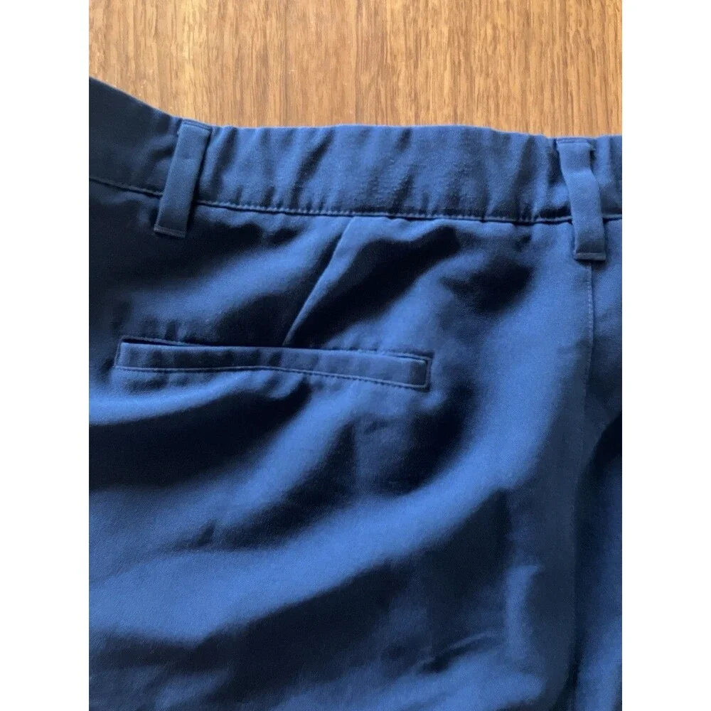 Adidas Men’s 3‑Stripe Performance Golf Shorts Navy Blue Size 36